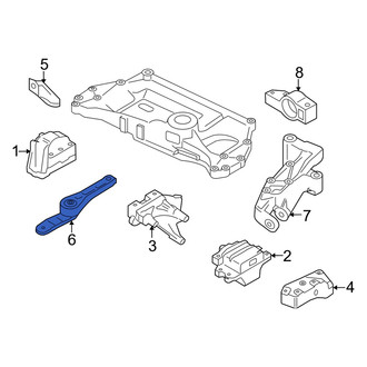 Audi OE - Rear Engine Support Rod