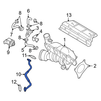 Audi OE - Turbocharger Oil Line