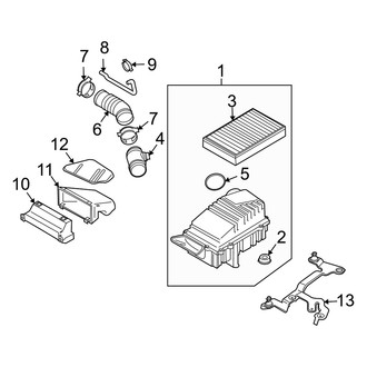 Audi OE - Engine / Transaxle - Air Intake (3.2L)