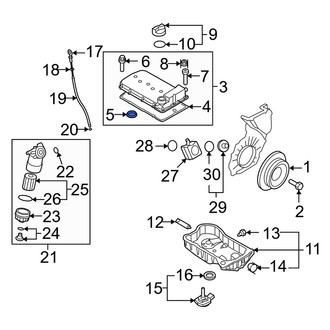 Audi OE - Engine Valve Cover Washer Seal