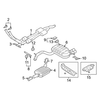 Audi OE - Exhaust System - Exhaust Components (3.2L)