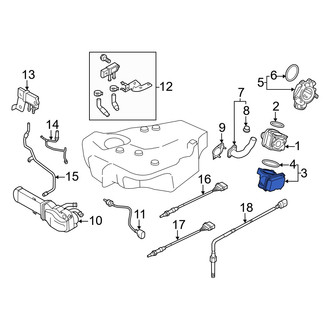 Audi OE - Exhaust Back Pressure Regulator