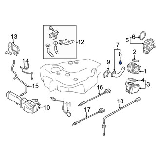 Audi OE - Exhaust Gas Recirculation (EGR) Tube Seal