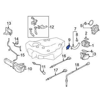 Audi OE - Exhaust Gas Recirculation (EGR) Tube Gasket