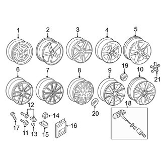 Audi OE - Wheels (17"), (Hatchback)
