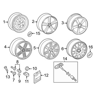 Audi OE - Wheels (18"), (Hatchback)