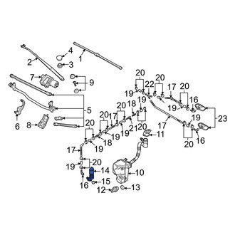 Audi OE - Windshield Washer Pump