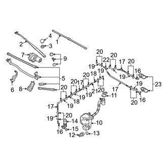 Audi OE - Windshield - Wiper & Washer Components