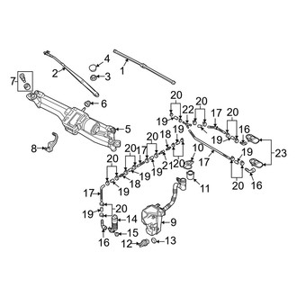 Audi OE - Windshield - Wiper & Washer Components