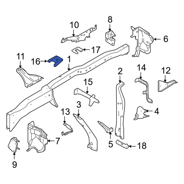 Instrument Panel Mounting Bracket