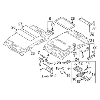Audi OE - Roof - Interior Trim (Hatchback)