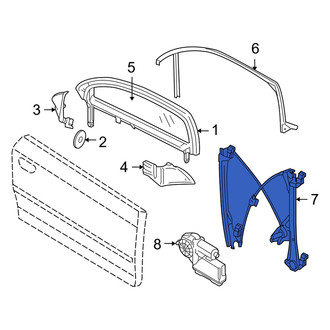 Audi OE - Front Left Window Regulator