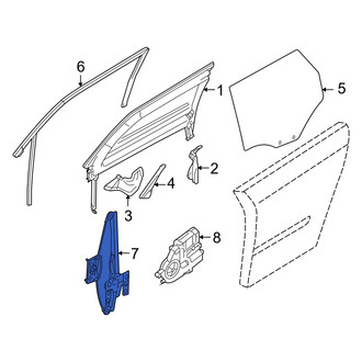 Audi OE - Rear Left Window Regulator
