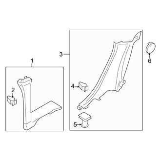 Audi OE - Quarter Panel - Interior Trim (Hatchback)