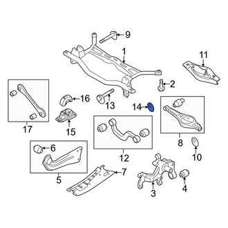 Audi OE - Rear Alignment Camber Adjusting Eccentric