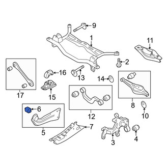 Audi OE - Rear Lower Suspension Control Arm Bushing