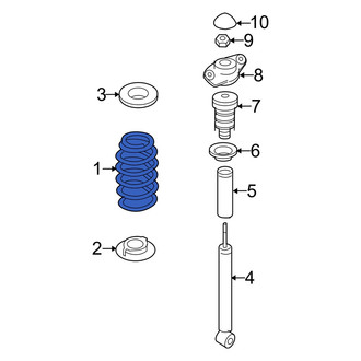 Audi OE - Rear Coil Spring
