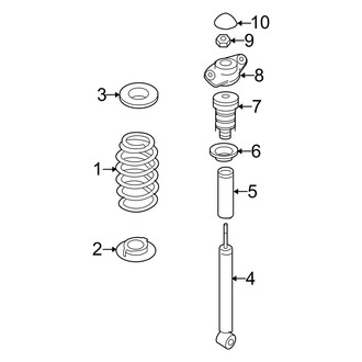 Audi OE - Rear Suspension - Shocks & Components
