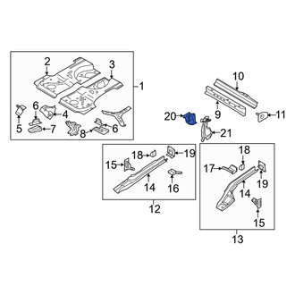 Audi OE - Front Suspension Strut Mount