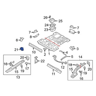 Audi OE - Front Suspension Strut Mount