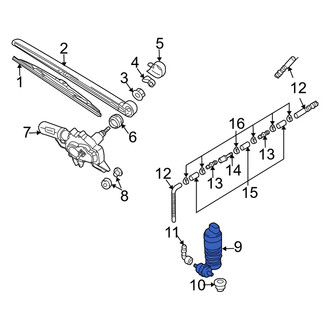 Audi OE - Windshield Washer Pump