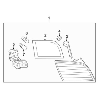 Audi OE - Rear Lamps - Tail Lamps (Inner Lamp)