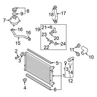 Audi OE - Cooling - Radiator & Components (3.2L)