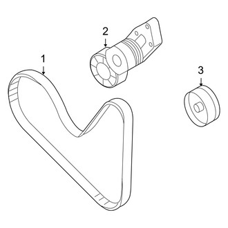 Audi OE - Cooling - Belts & Pulleys (Base 3.2L)