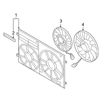 Audi OE - Cooling Fan (Hatchback)