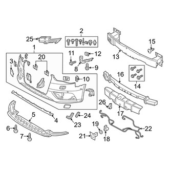 Audi OE - Front Bumper & Grille - Bumper & Components (Premium Plus / Prestige)