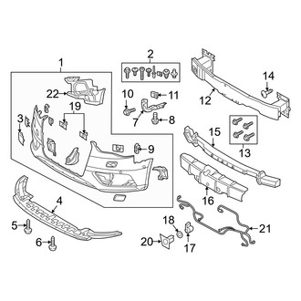 Audi OE - Front Bumper & Grille - Bumper & Components (Premium / Premium Plus / Prestige)