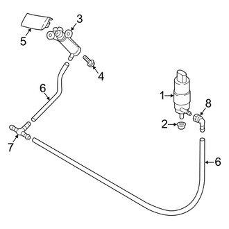 Audi OE - Front Lamps - Washer Components