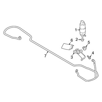 Audi OE - Front Lamps - Washer Components