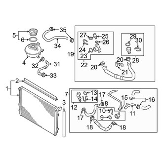 Audi OE - Cooling - Radiator & Components (Sedan)
