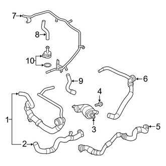 Audi OE - Cooling - Hoses & Lines (Left Side)