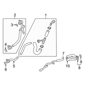 Audi OE - Cooling - Hoses & Lines (Rear)