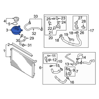 Audi OE - Engine Coolant Reservoir