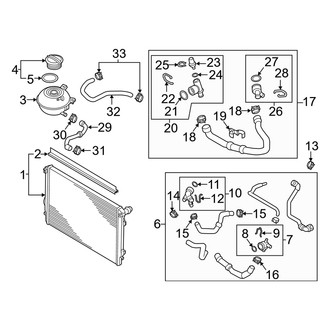 Audi OE - Cooling - Radiator & Components (Main), (Sedan)