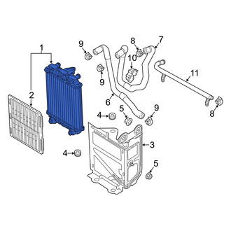 Audi OE - Radiator