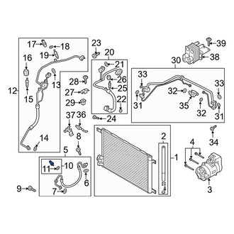 Audi OE - A/C Refrigerant Temperature Sensor