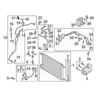 Audi OE - A/C Refrigerant Temperature Sensor