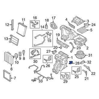 Audi OE - HVAC Floor Mode Door Actuator