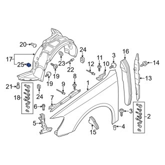 Audi Q4 e-tron OEM Fenders | Factory Front & Rear Fenders — CARiD.com
