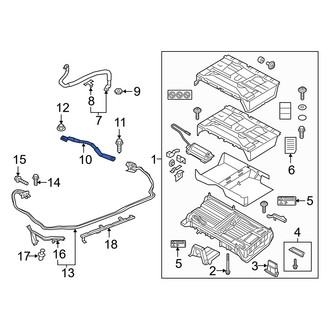 Audi OE - Body Electrical Ground Strap