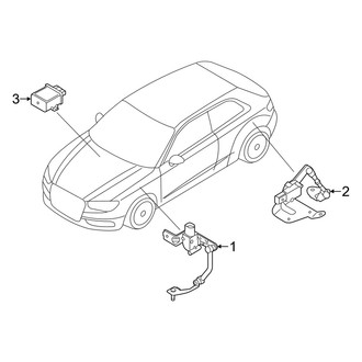 Audi OE - Electrical Components (Headlight Level Control), (Sedan)