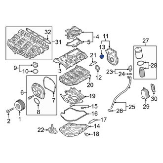 Audi OE - Front Engine Crankshaft Seal