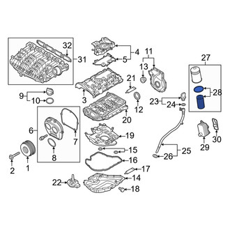 Audi OE - Engine Oil Filter Element