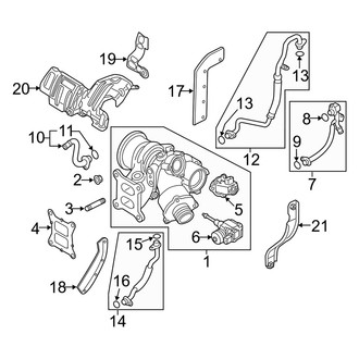 Audi OE - Engine / Transaxle - Turbocharger & Components (Sedan)