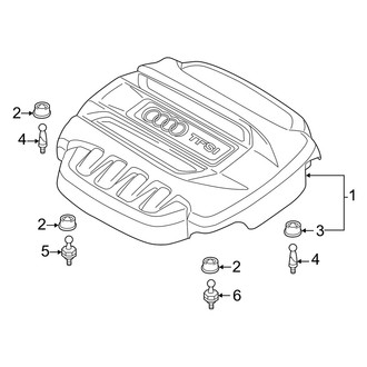 Audi OE - Engine / Transaxle - Engine Appearance Cover (Premium Plus / Prestige)