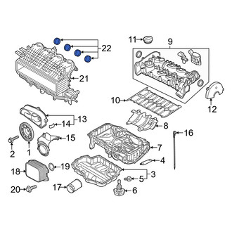 Audi OE - Upper Fuel Injection Plenum Gasket